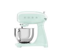 Smeg SMF05PGUK Stand Mixer in Pastel Green, 4.8L Stainless Steel Bowl, 1000W, Safety Auto Cut Off