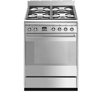 Smeg SUK61MX9 cooker Freestanding cooker Electric Gas Stainless steel