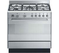 Smeg SUK91MFX9 cooker Freestanding cooker Electric Gas Stainless steel