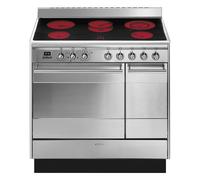Smeg SUK92CMX9 cooker Freestanding cooker Electric Ceramic Stainless steel