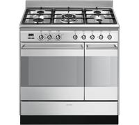Smeg SUK92MX9-1 Concert 90cm Dual Fuel Range Cooker A
