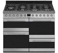 Smeg Symphony 110cm Dual Fuel Range Cooker - Stainless Steel
