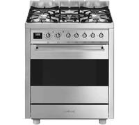 Smeg Symphony 70cm Dual Fuel Range Cooker - Stainless Steel C7GPX9