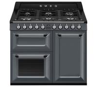 Smeg TR103GR 100cm Victoria Dual Fuel Range Cooker Slate - Grey