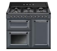 Smeg TR103GR 100cm Victoria Dual Fuel Range Cooker - Slate Grey