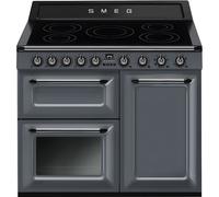 Smeg TR103IGR2 100cm Victoria Electric Range Cooker - Slate Grey