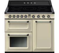 Smeg CUISINIARE TR103IP2 Range cooker Electric Zone induction hob Cream