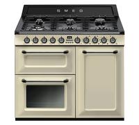 Smeg TR103P 100cm Victoria Dual Fuel Range Cooker - Cream