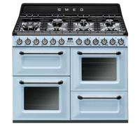 Smeg TR4110AZ 110cm Victoria Dual Fuel Range Cooker Pastel- Blue