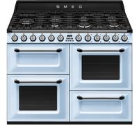 Smeg TR4110AZ Victoria 110cm Dual Fuel Range Cooker, Blue A