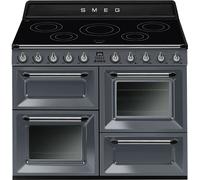 Smeg TR4110IGR2 Victoria Slate Grey 110cm Induction Range Cooker A