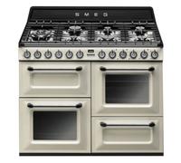 Smeg TR4110P1 - Cream 7 Zone Dual Fuel Cooker - A/A energy
