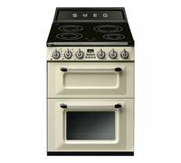 Smeg TR62IP 60cm Victoria Electric Range Cooker - Cream