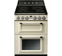 Smeg TR62IP2 - Cream Double Oven Electric Cooker - Induction Hob - A Rated