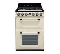 Smeg TR62P - Cream 4 Zone Dual Fuel Cooker - A/A energy
