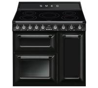 Smeg TR93IBL2 90cm Victoria Electric Range Cooker- Black