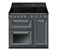 Smeg TR93IGR2 90cm Victoria Electric Range Cooker - Slate Grey