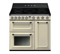 Smeg TR93IP 90cm Victoria Electric Range Cooker - Cream