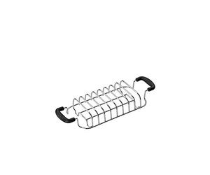 SMEG TSBW01 Bun Warmer, Stainless Steel , Chrome Plated, for 2 Slice Toaster TSF01 or TSF03