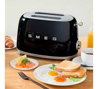 TSF01 Retro 2 Slice Toaster Smeg Black One Size