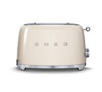 Smeg TSF01 Retro 2 Slice Toaster in Cream Smeg Cream