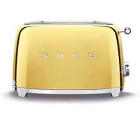 Smeg Tsf01 Retro 2 Slice Toaster In Gold Gold One Size