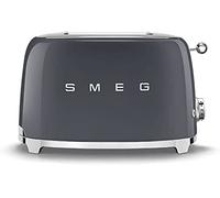 Smeg TSF01 Retro 2 Slice Toaster in Grey Smeg Grey