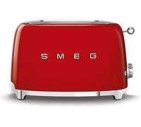 Smeg Tsf01 Retro 2 Slice Toaster In Red Red