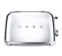 Smeg Tsf01 Retro 2 Slice Toaster In Silver Silver