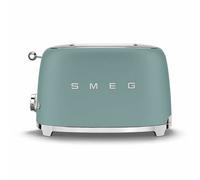 Smeg Tsf01 Retro Matte Style 2 Slice Toaster In Green Green One Size