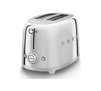 Smeg Tsf01 Retro Style 2 Slice Toaster, 950W Chrome