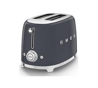 Smeg Tsf01 Retro Style 2 Slice Toaster, 950W Late Grey