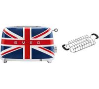 Smeg Tsf01, Tsbw01 2 Slice Toaster And Bun Warmer Set In Pale Blue Pale Blue One Size