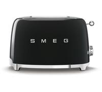 Smeg TSF01BLUK Toaster, 2 Slice, Black
