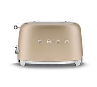 Smeg TSF01CHMEU Toaster Champagne NEW