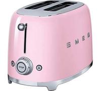 Smeg TSF01PKUK Retro Style 2 Slice Toaster Pink
