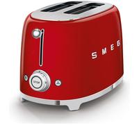 Smeg TSF01RDUK 2-Slice Toaster - Red, Red