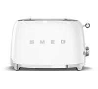 Smeg TSF01WHUK Toaster, 2 Slice, White