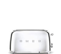 Smeg TSF02 4 Slice 2 Long-Slot Toaster - Stainless Steel
