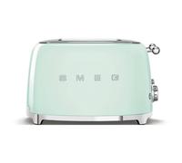Smeg TSF03 Retro 4-Slice Toaster in Light Green Smeg Light Green