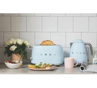 Smeg Tsf03 Retro 4-Slice Toaster In Pale Blue Pale Blue One Size