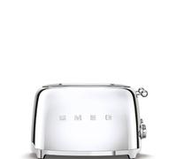 Smeg TSF03 Retro 4-Slice Toaster in Silver Smeg Silver