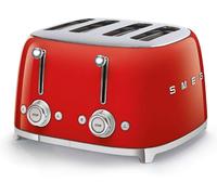 Smeg TSF03 Retro 4-Slice Toaster - Red