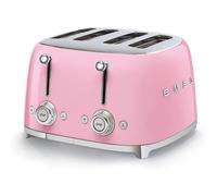 Smeg TSF03PKUK Retro Style 4 Slice Toaster Pink | Brand New