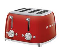 Smeg TSF03RDUK Four Slice Toaster - Red