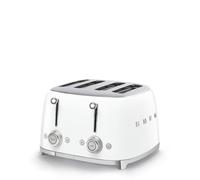 Smeg TSF03WHEU Toaster for Four Slices with a Power of 2000 W TSF03WHEU-white, Plastic