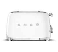 Smeg TSF03WHUK Toaster, 4 Slice, White