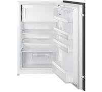 Smeg UKS4C092D Integrated Undercounter Fridge - Sliding Hinge, White
