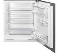 Smeg UKU8L080DE Built-Under Integrated Larder Fridge 134L, Fixed Door-on-Door Hinge, Reversible Door, LED Light, 38dB Quiet Operation White