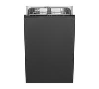 Smeg Universal Integrated Slimline Dishwasher - Black control panel DI4522